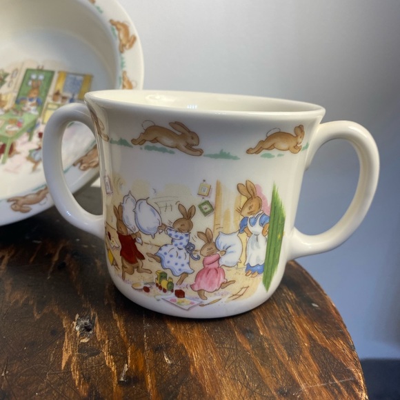 Bunnykins set. Two different cups and bowl. - Picture 14 of 14